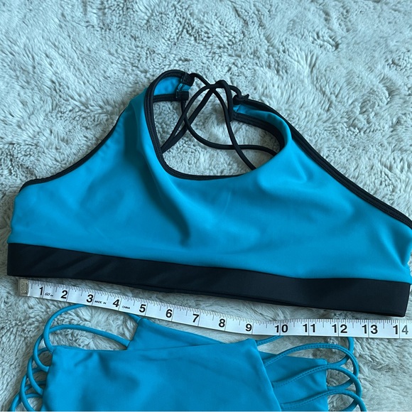 Cielo Rosso Halter Bikini Top with Black Detail - NWOT - Picture 3 of 4